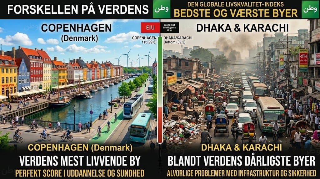 Global Liveability Index 2026 – København kåret som verdens mest levende by for andet år i træk*