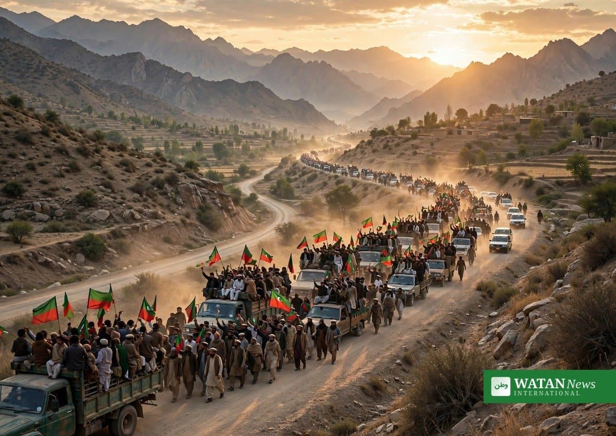 پی ٹی آئی لانگ مارچ: لکی مروت سے آغاز، اسلام آباد میں داخلے پر پابندی