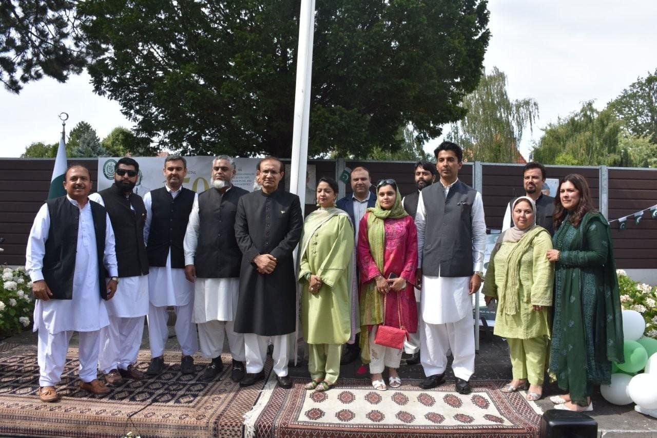 پاکستان کا 79 واں یومِ آزادی کوپن ہیگن میں جوش و خروش سے منایا گیا، ڈینش سفیر بھی شریک