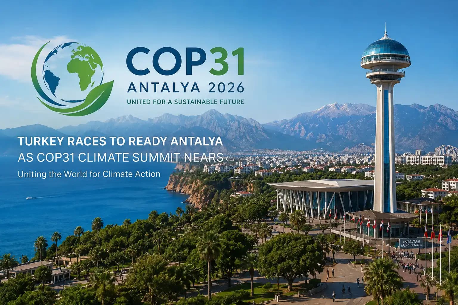 Turkey Races to Ready Antalya as COP31 Climate Summit Nears