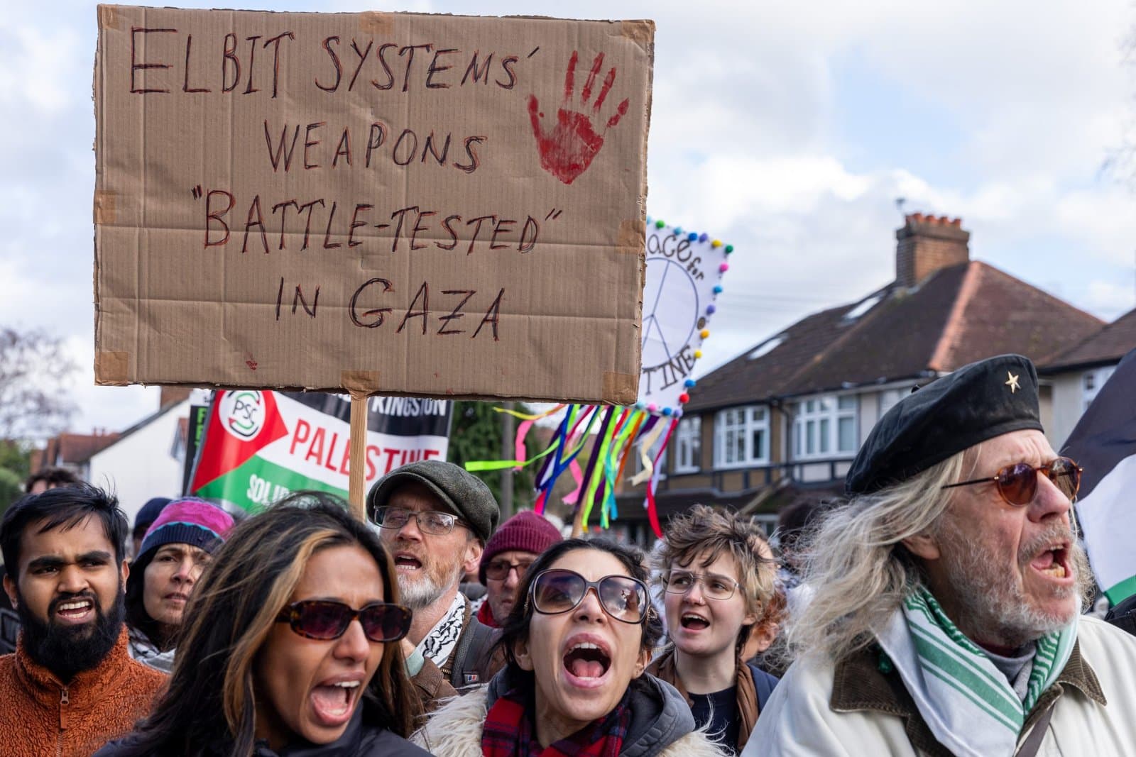 Elbit Systems Factory Blockaded by Protesters Over Israel Arms Supply