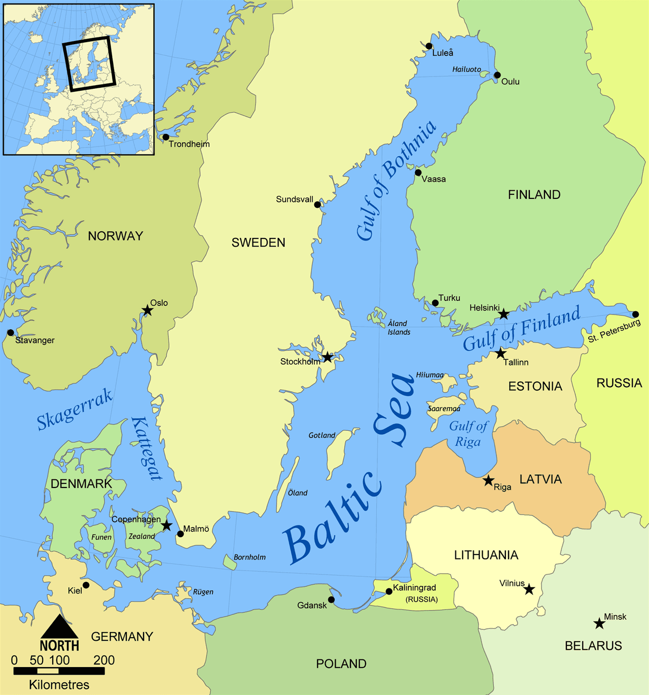 Russia Warns Denmark After Near Miss in Baltic Sea