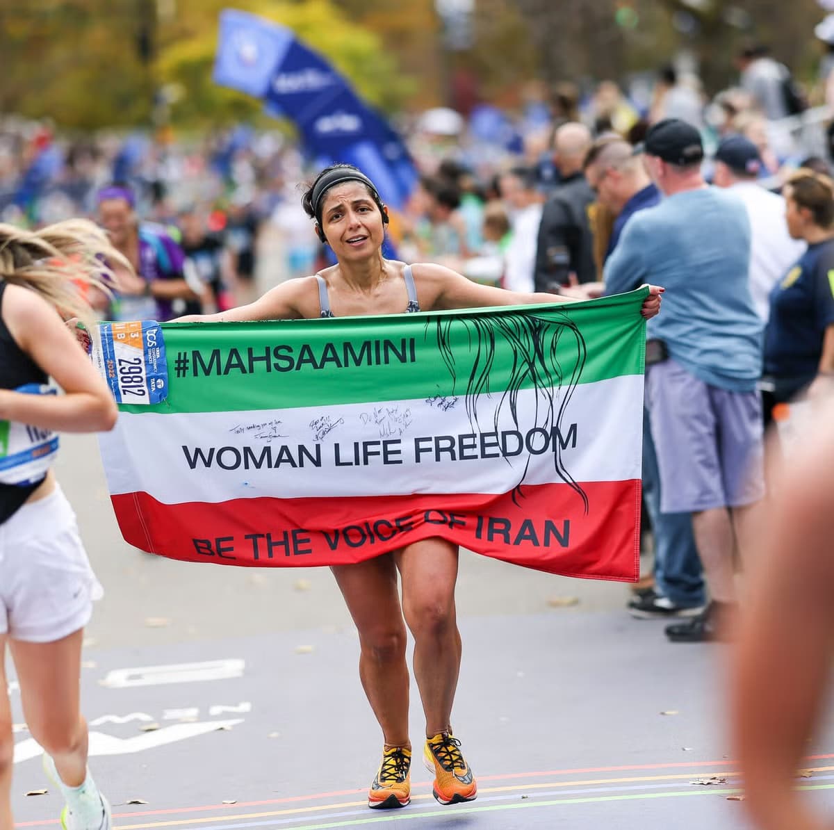 Iranian Women Defy Hijab Law to Run in Tehran Race