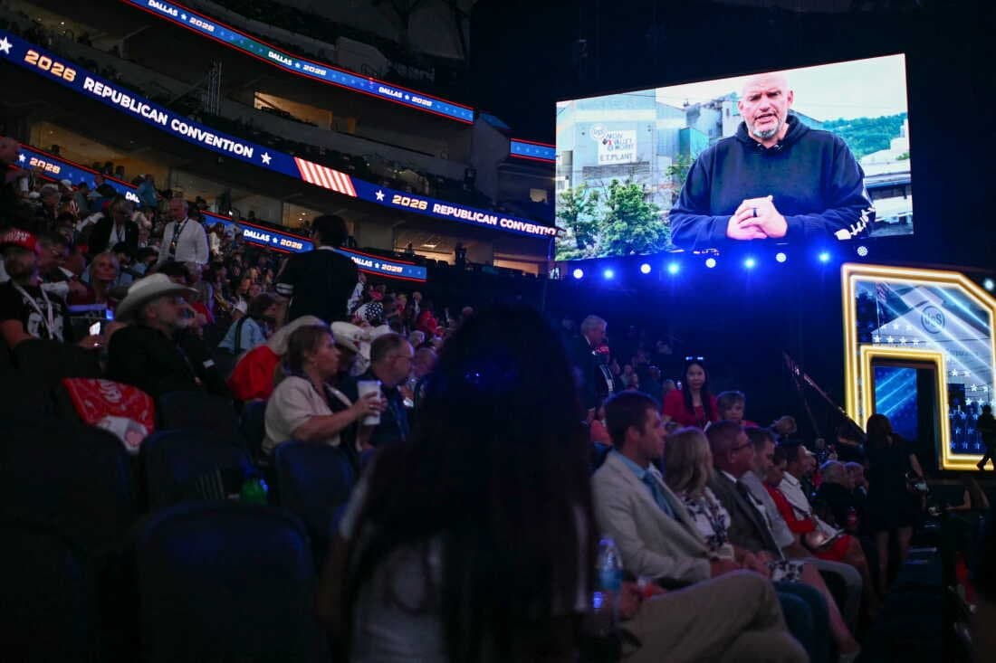 Pro-Israel Democrat John Fetterman Makes Video Appearance at GOP Convention