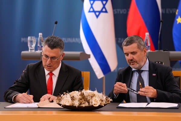 Thousands protest in Ljubljana as Slovenia opens Israel’s first embassy