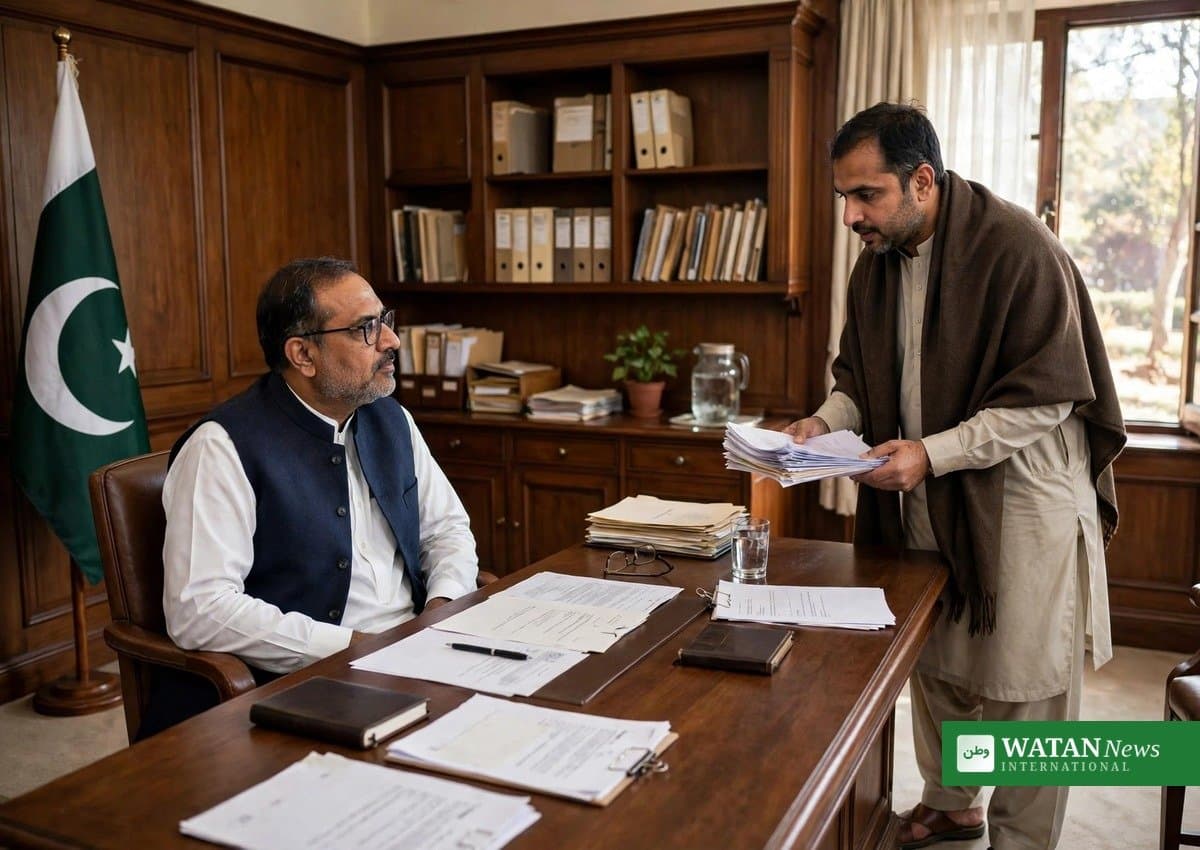 Defense Minister Asif Hears Public Grievances at Office