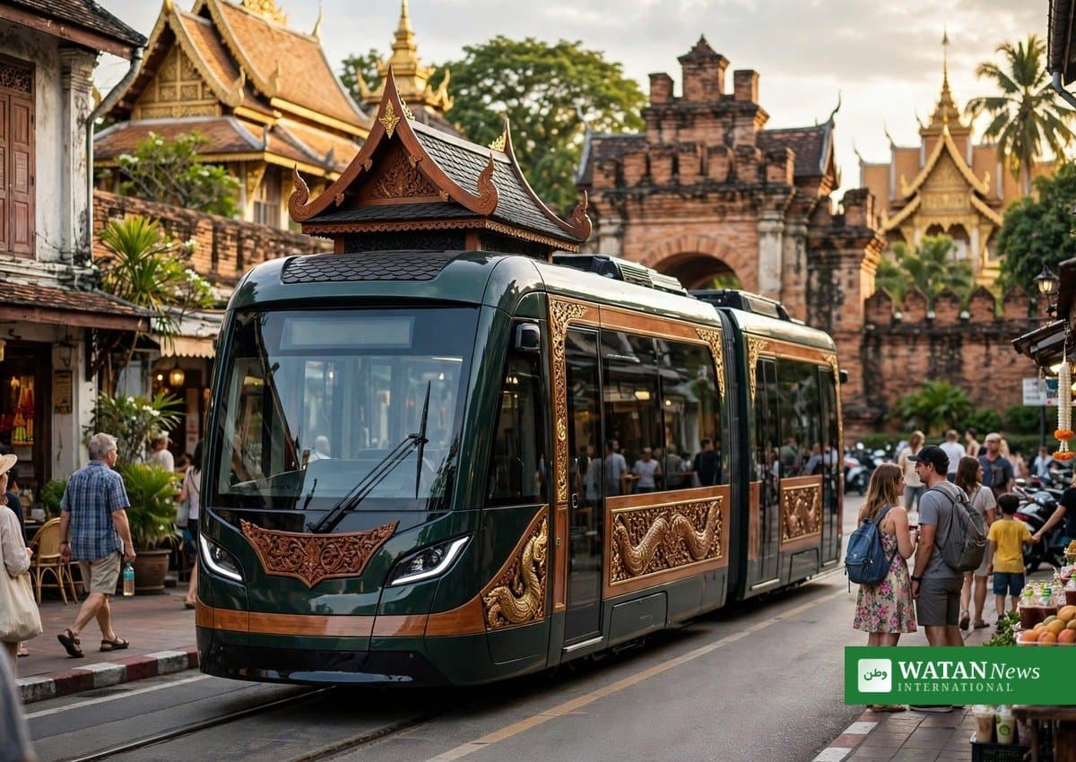 Chiang Mai Launches Green EV Tram for Smart City Tourism