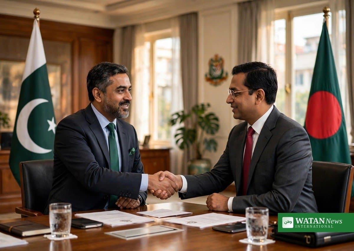 Pakistan High Commissioner to Bangladesh Meets Finance Adviser Titumir